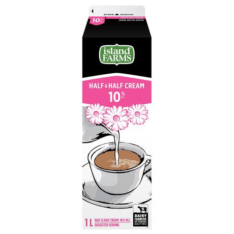 Island Farms,10%, Half & Half Cream, 1L, 1 Unit – Washington Community
