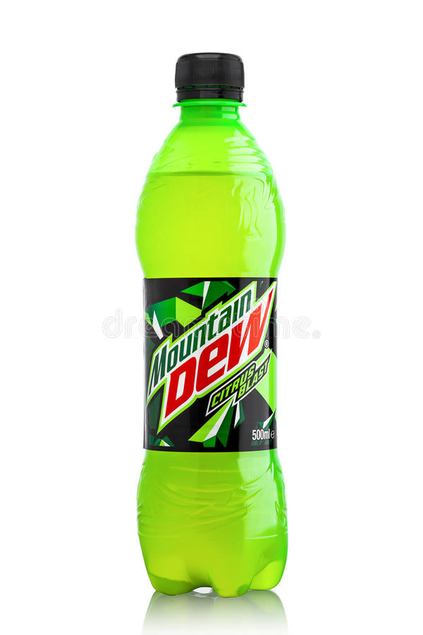 Mountain Dew, Soft Drink, Various Sizes, 1 Unit