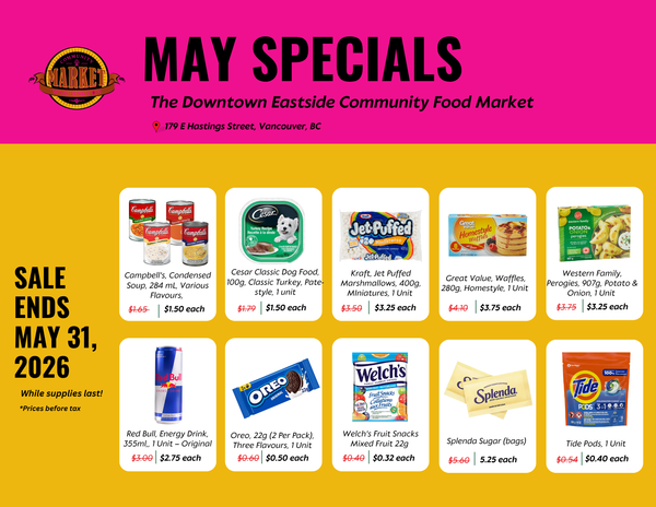 Your May Specials from Washington Community Market