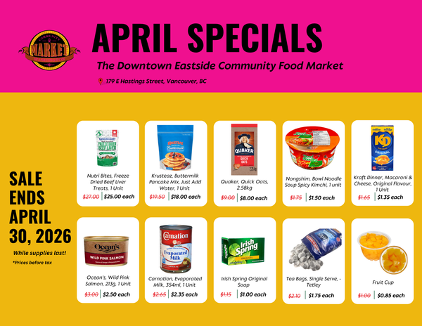 April Specials Are Here at Washington Community Market