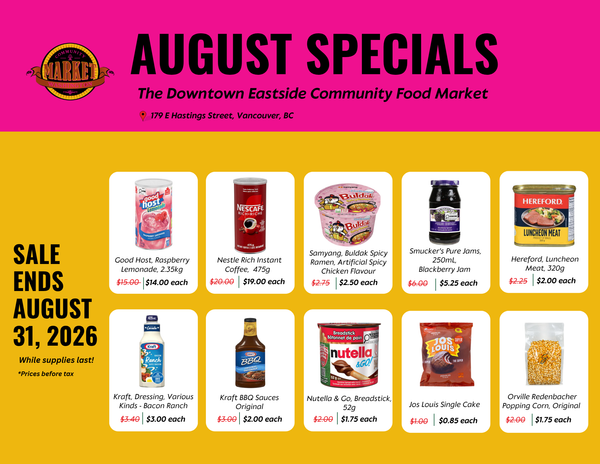 August Specials Have Entered the Chat