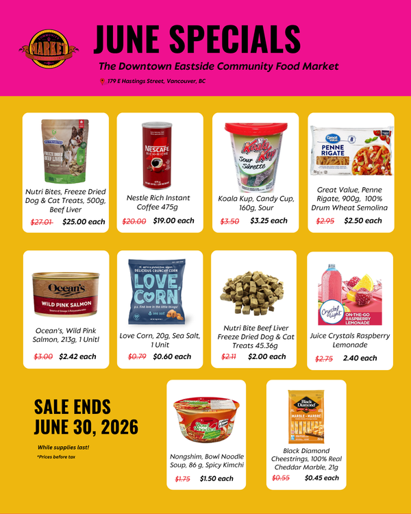 June Specials Are Here at Washington Community Market