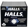 Halls, Cough Drops, 20 Pack of 9 Lozenges, Mentho-Lyptus Flavour, 1 Unit