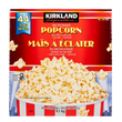 Kirkland, Microwave Popcorn, 44*93g, Butter Flavour, 1 Box (VM)
