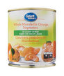 Great Value, Whole Mandarin Orange Segments, 284mL, 1 unit