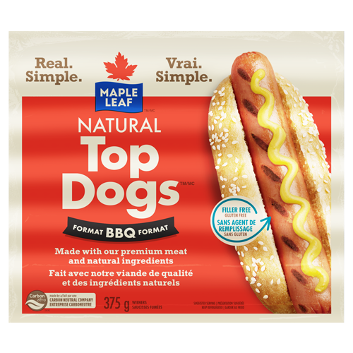 Maple Leaf Natural Top Dogs™ Hot Dogs – Washington Community Market