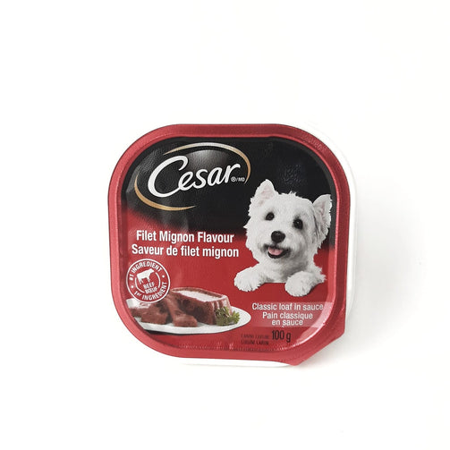 Cesar Classic Dog Food 100g Various Flavours Pate style 1 unit