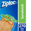 Ziploc Sandwich 270 Bags